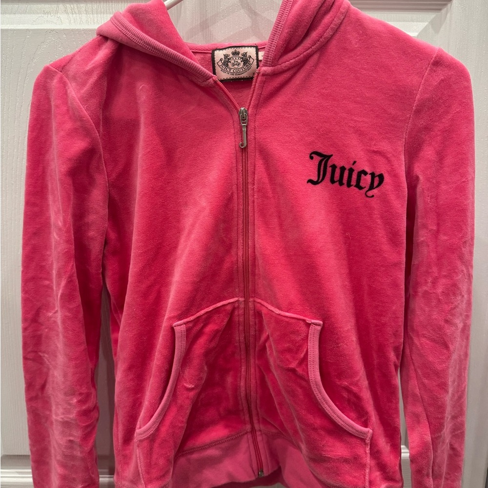 Juicy Couture Kids Fuchsia Zip-Up Jacket